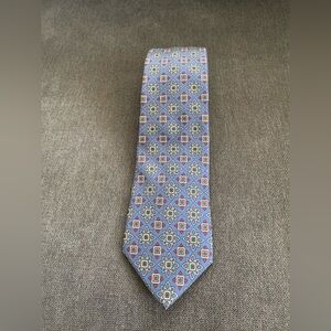 Etro blue patterned‎ silk tie